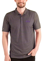 Antigua TCU Horned Frogs Mens Purple Esteem Short Sleeve Polo