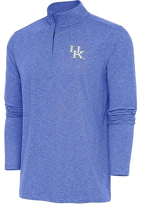 Antigua Kentucky Wildcats Mens Hunk Long Sleeve Qtr Zip Pullover