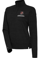 Antigua Cincinnati Bengals Womens Black Connection Qtr Zip