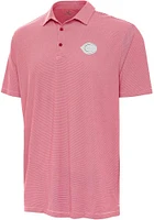 Antigua Cincinnati Reds Mens Twine Short Sleeve Polo