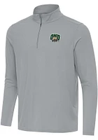 Antigua Ohio Bobcats Mens Intent Long Sleeve Qtr Zip Pullover