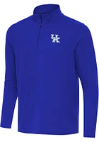 Antigua Kentucky Wildcats Mens Intent Long Sleeve Qtr Zip Pullover