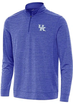 Antigua Kentucky Wildcats Mens Bright Long Sleeve 1/4 Zip Pullover