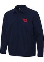 Antigua Dayton Flyers Mens Navy Blue Pivot Light Weight Jacket