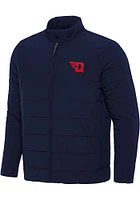 Antigua Dayton Flyers Mens Navy Blue Swelter Heavyweight Jacket