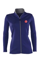 Antigua Chicago Cubs Womens Blue Leader Medium Weight Jacket