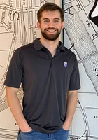 Antigua Kansas City Royals Mens Grey Tribute Short Sleeve Polo