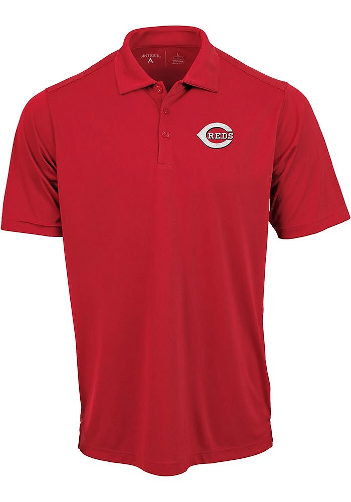 Antigua Cincinnati Reds Mens Red Tribute Short Sleeve Polo