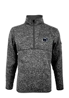 Antigua Penn State Nittany Lions Mens Grey Fortune Long Sleeve Qtr Zip Pullover