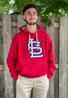 Antigua St Louis Cardinals Mens Red Victory Logo Long Sleeve Hoodie