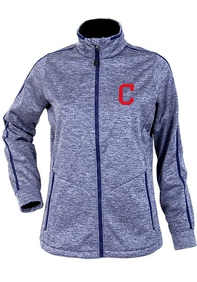 Antigua Cleveland Guardians Womens Navy Blue Golf Medium Weight Jacket