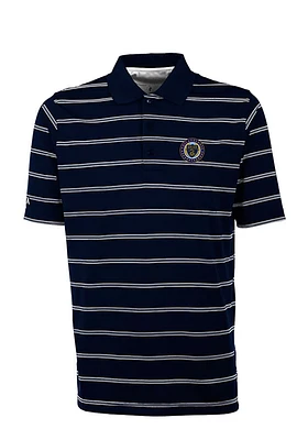 Antigua Philadelphia Union Mens Navy Blue Deluxe Short Sleeve Polo