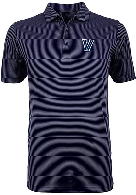 Antigua Villanova Wildcats Mens Navy Blue Quest Short Sleeve Polo