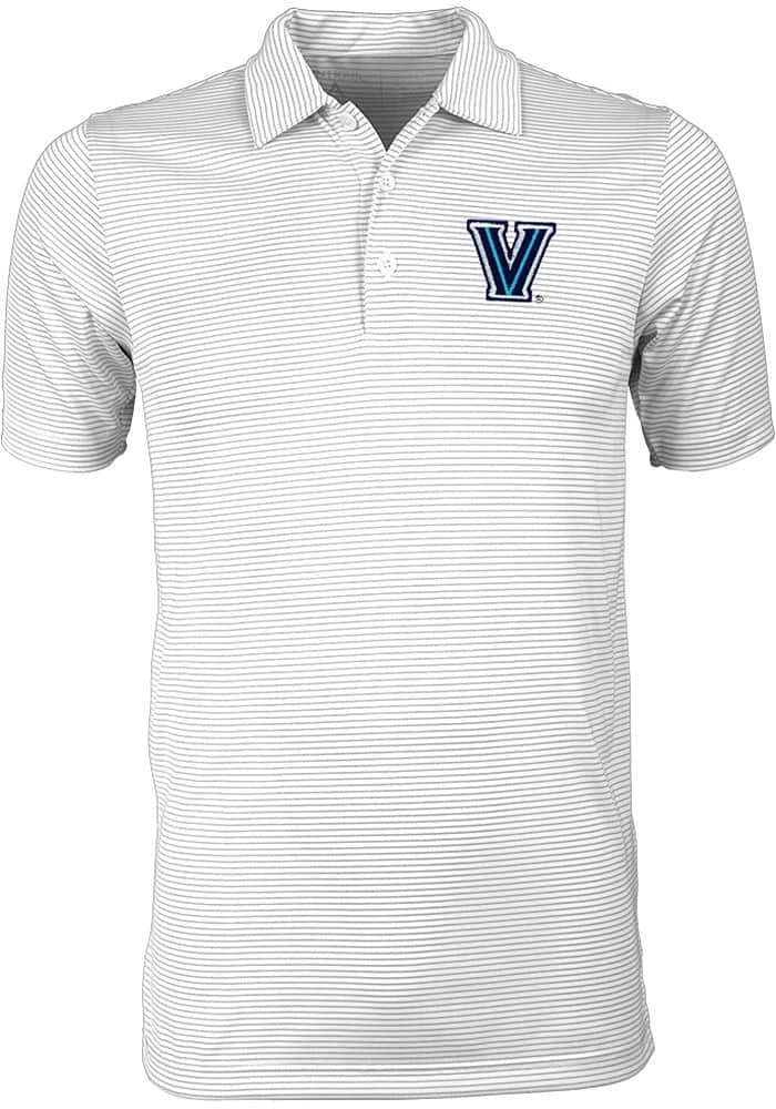 Antigua Villanova Wildcats Mens White Quest Short Sleeve Polo