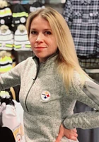 Antigua Pittsburgh Steelers Womens Fortune Qtr Zip
