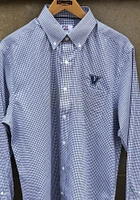 Antigua Villanova Wildcats Mens Navy Blue Associate Long Sleeve Dress Shirt
