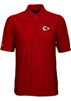 Antigua Kansas City Chiefs Mens Illusion Short Sleeve Polo