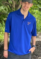 Antigua St Louis Blues Mens Blue Xtra-Lite Short Sleeve Polo
