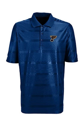 Antigua St Louis Blues Mens Illusion Short Sleeve Polo