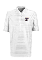 Antigua St Louis Blues Mens White Illusion Short Sleeve Polo