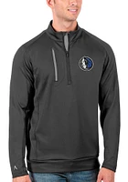 Antigua Dallas Mavericks Mens Generation Long Sleeve Qtr Zip Pullover