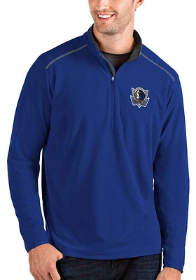 Antigua Dallas Mavericks Mens Blue Glacier Long Sleeve Qtr Zip Pullover