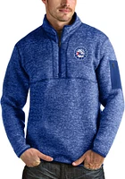 Antigua Philadelphia 76ers Mens Fortune Long Sleeve Qtr Zip Pullover