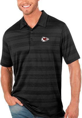 Antigua Kansas City Chiefs Mens Compass Short Sleeve Polo
