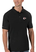 Antigua Kansas City Chiefs Mens Legacy Pique Short Sleeve Polo