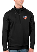 Antigua FC Cincinnati Mens Generation Long Sleeve 1/4 Zip Pullover