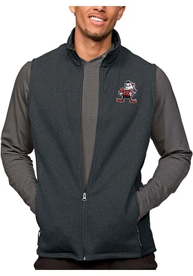 Antigua Cleveland Browns Mens Charcoal Course Sleeveless Jacket