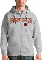 Antigua Cincinnati Bengals Mens VICTORY Long Sleeve Full Zip Jacket