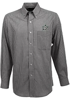 Antigua Dallas Stars Mens Black Associate Long Sleeve Dress Shirt
