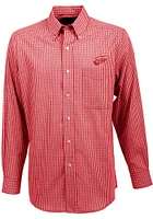Antigua Detroit Red Wings Mens Associate Long Sleeve Dress Shirt