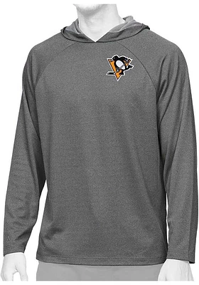 Antigua Pittsburgh Penguins Mens Grey Epic Long Sleeve Hoodie