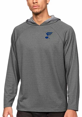 Antigua St Louis Blues Mens Grey Epic Long Sleeve Hoodie