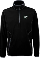 Antigua Dallas Stars Mens Black Ice Long Sleeve Qtr Zip Pullover