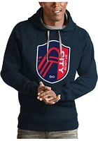 Antigua St Louis City SC Mens Navy Blue Victory Long Sleeve Hoodie