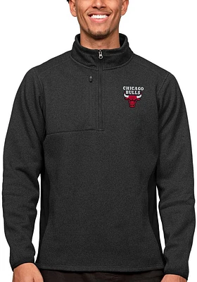 Antigua Chicago Bulls Mens Black Course Pullover Jackets