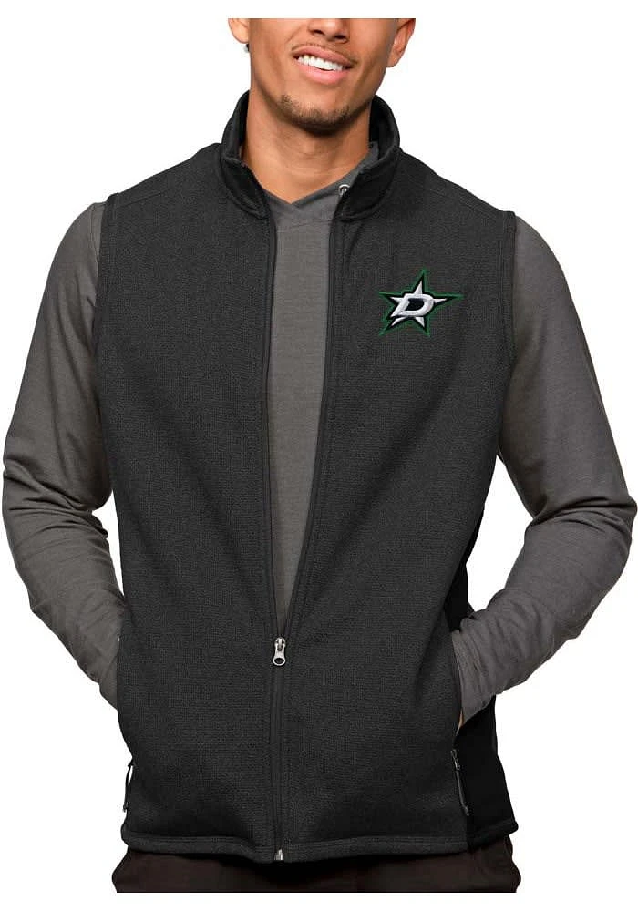Antigua Dallas Stars Mens Black Course Sleeveless Jacket