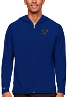 Antigua St Louis Blues Mens Blue Legacy Long Sleeve Full Zip Jacket