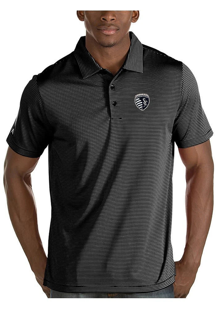 Antigua Sporting Kansas City Mens Quest Short Sleeve Polo