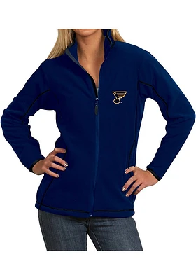 Antigua St Louis Blues Womens Navy Blue Ice Medium Weight Jacket