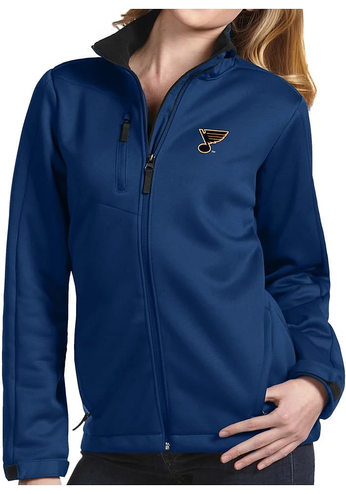 Antigua St Louis Blues Womens Navy Blue Traverse Medium Weight Jacket
