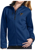 Antigua St Louis Blues Womens Navy Blue Traverse Medium Weight Jacket