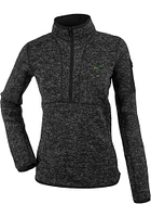 Antigua Philadelphia Eagles Womens Black Fortune Qtr Zip