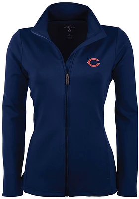 Antigua Chicago Bears Womens Navy Blue Leader Medium Weight Jacket