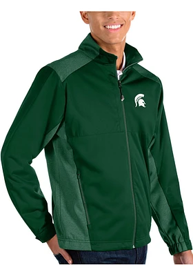 Antigua Michigan State Spartans Mens Green Revolve Light Weight Jacket