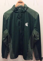 Antigua Michigan State Spartans Mens Green Revolve Light Weight Jacket