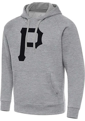 Antigua Pittsburgh Pirates Mens Victory Logo Long Sleeve Hoodie